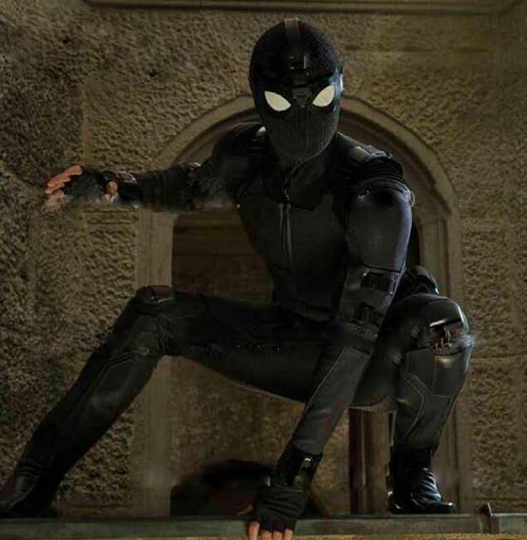 Il costume nero di Spider-Man: Far From Home La stealth suit di Spider-Man in Far From Home
