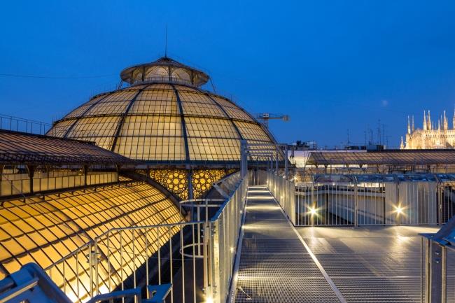 Highline Galleria: il percorso sopra il monumento milanese ospita la rassegna Cinema sui tetti Cinema sui tetti: rassegna cinematografica sulll'Highline Galleria