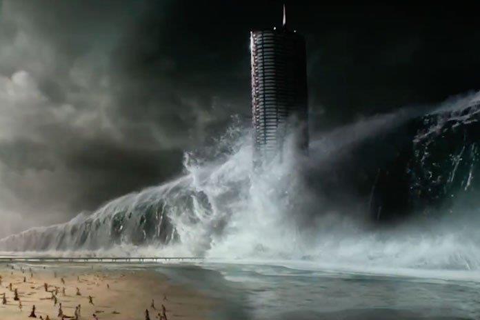 Geostorm Un'immagine del trailer di Geostorm