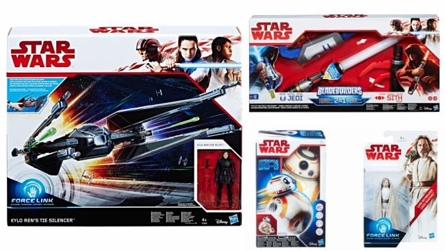 Hasbro lancia sul mercato la linea di giocattoli dedicata a Star Wars: Gli Ultimi Jedi Alcuni modelli della nuova linea di giocattoli Hasbro dedicata a Star Wars: Gli Ultimi Jedi