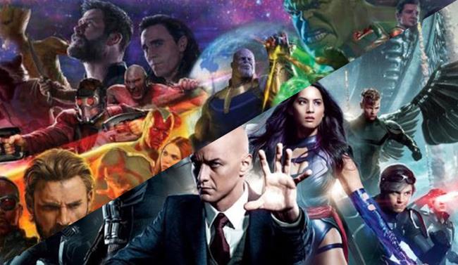 Avengers vs X-Men: i fan-poster danno il via all'atteso scontro Collage di due poster promozionali di Infinity War e X-Men