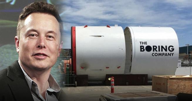 The Boring Company interrompe i lavori per il tunnel sotto Los Angeles dopo la causa legale degli oppositori Elon Musk e il logo della sua azienda The Boring Company