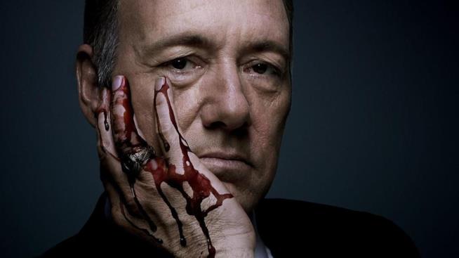 Kevin Spacey è Frank Underwood Kevin Spacey in House of Cards