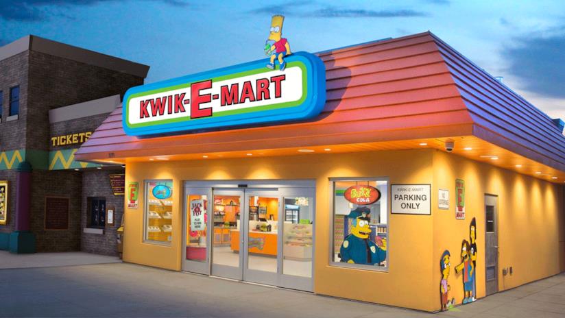 I Simpson: arrivano le costruzioni 4D del Jet Market e dell'Aztec Theater I Simpson: il Jet Market di Myrtle Beach