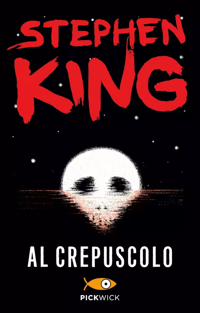 Stephen King La copertina con un teschio di Al Crepuscolo