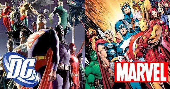 DC Versus Marvel Eroi dei fumetti a confronto
