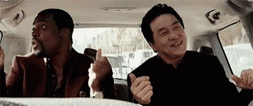 I detective Lee e James Carter Jackie Chan e Chris Tucker in Rush Hour