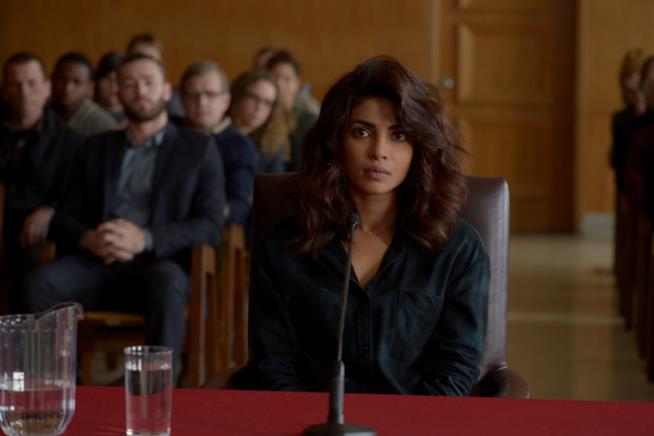 Priyanka Chopra nei panni di Alex Parrish nell'episodio 12 di Quantico Uno scatto dal set di Quantico