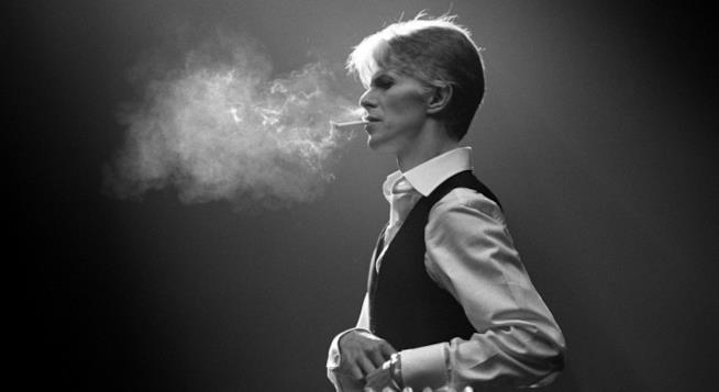 David Bowie Uno scatto tratto da un set fotografico del Duca Bianco.