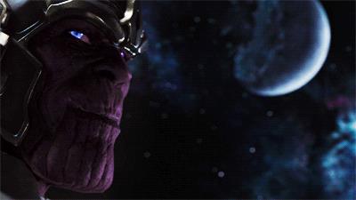 Thanos si mostra per la prima volta Thanos si mostra per la prima volta nel primo film dedicato agli Avengers