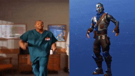 Fortnite, cause per le emote: dalla Carlton Dance alla Poison Dance di Scrubs Un'animazione della Poison Dance
