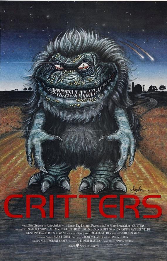 Critters: il poster del film Critters: la locandina del film del 1986