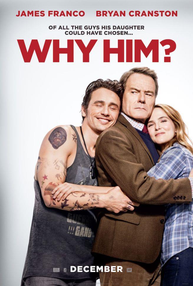 James Franco e Bryan Cranston nel poster di Perché proprio lui? James Franco e Bryan Cranston in Perché proprio lui?