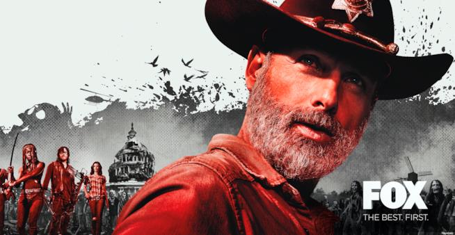 Il poster ufficiale di The Walking Dead 9 Rick nel poster ufficiale di The Walking Dead 9