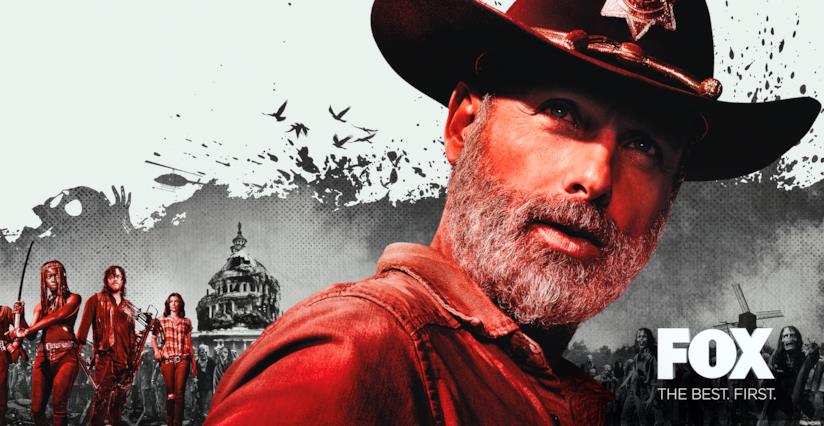 Il poster ufficiale di The Walking Dead 9 Rick nel poster ufficiale di The Walking Dead 9