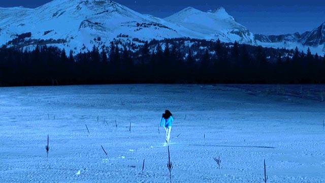 Una scena di Wind River La scena di apertura Wind River