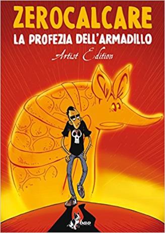 La Profezia dell'Armadillo, Zerocalcare Copertina del libro La Profezia dell'Armadillo