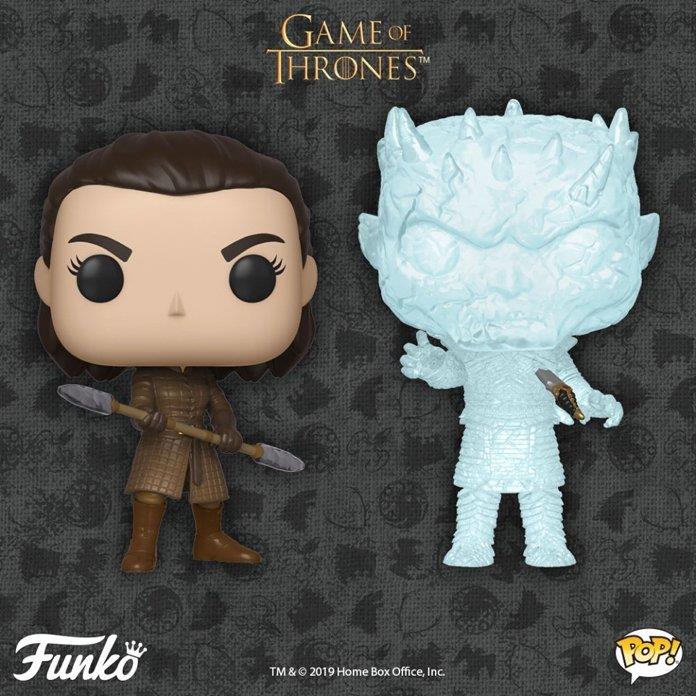 Arya e il Re della Notte nei nuovi Funko I Funko di Arya e il Re della Notte nella Battaglia di Grande Inverno