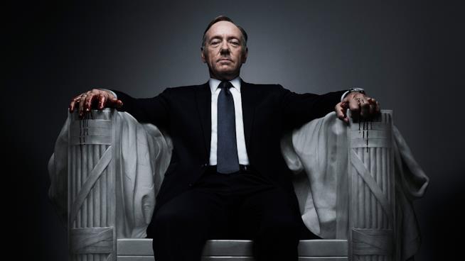 House of Cards ricomincia senza Kevin Spacey Kevin Spacey in primo piano