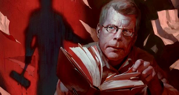 Migliori cacciatori mostri TV secondo Stephen King Stephen King disegnato da Tyler Jacobson
