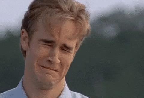 La gif di Dawson che piange Dawson che piange in una gif