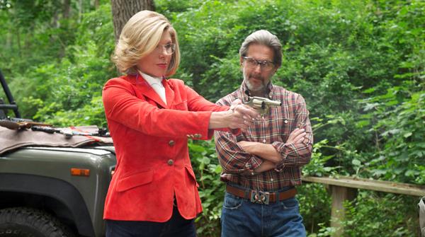 Diane Lockhart e il marito Kurt Diane Lockart spara assistita dal marito Kurt