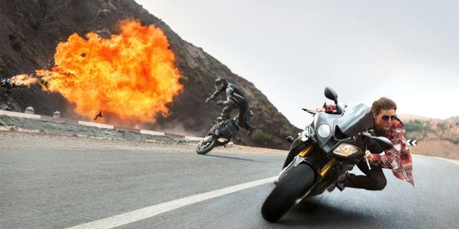 Mission impossible 6 arriverà nel 2018 Una scena d'azione di Mission Impossible 6