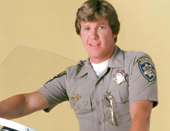 CHiPs: Larry Wilcox Un primo piano di Larry Wilcox in CHiPs