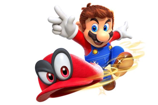 Super Mario Odyssey, il tour celebrativo di Mario in video Mario lancia il compagno Cappy