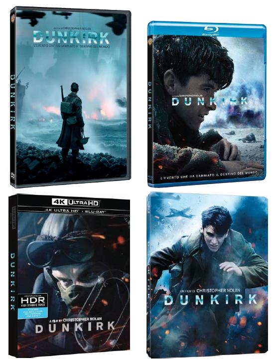 Le edizioni home video di Dunkirk Dunkirk in home video