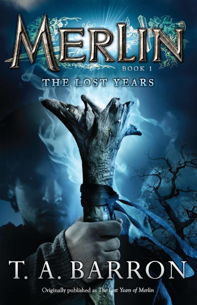 Merlin, il primo libro della saga letteraria Copertina del primo libro della saga letteraria di Merlin