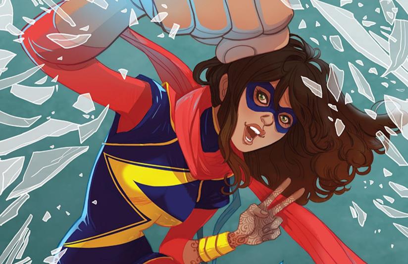 Ms. Marvel, Moon Knight e She-Hulk saranno protagonisti di serie per Disney+ Dettaglio della cover di Ms. Marvel Vol. 3: Crushed