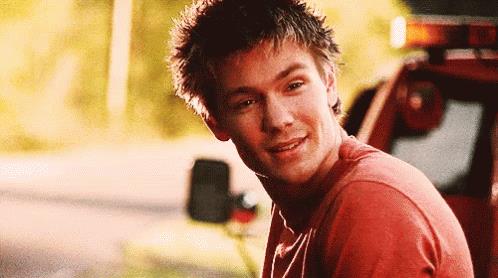 Il sensibile Lucas di One Tree HIll Chad Michael Murray in una scena della serie