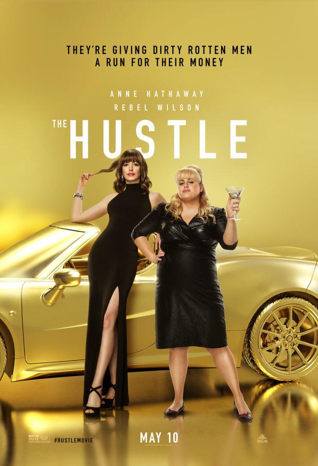 Anne Hathaway e Rebel Wilson in The Hustle La locandina del film The Hustle