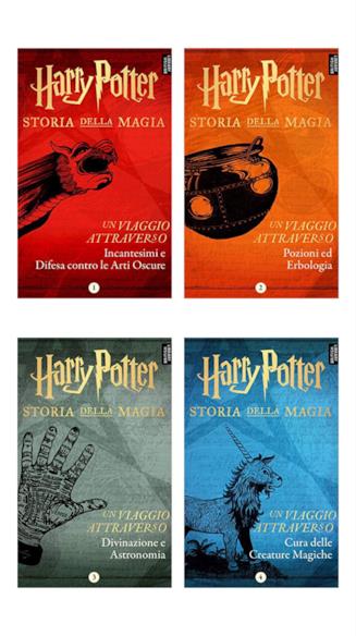 Harry Potter: Storia della Magia - Un Viaggio Attraverso... I quattro e-book della serie Harry Potter: Storia della Magia - Un Viaggio Attraverso...