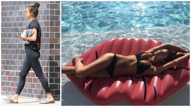 Irina Shayk si rimette in forma dopo la gravidanza Alcuni scatti recenti di Irina Shayk