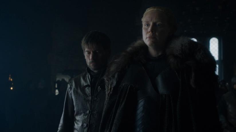 Le scelte di Jaime e Brienne nelle parole degli showrunner e del cast Nikolaj Coster-Waldau e Gwendoline Christie sono Jaime Lannister e Brienne di Tarth