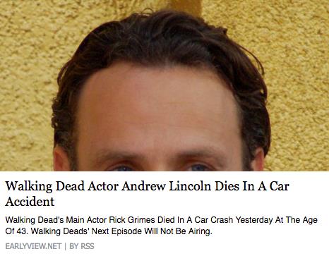 AndrewLincolnNotiziaMorte