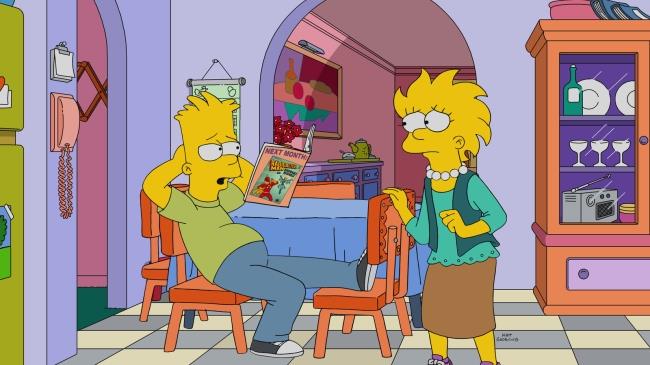 I Simpson omaggiano nuovamente il film Boyhood con Lisahood, episodio che vede protagonista una giovane Lisa Simpson Nella clip Homer e Lisa parlano da Boe