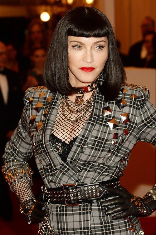 Madonna al MET Gala 2014 Il look punk di Madonna al MET Gala 2014