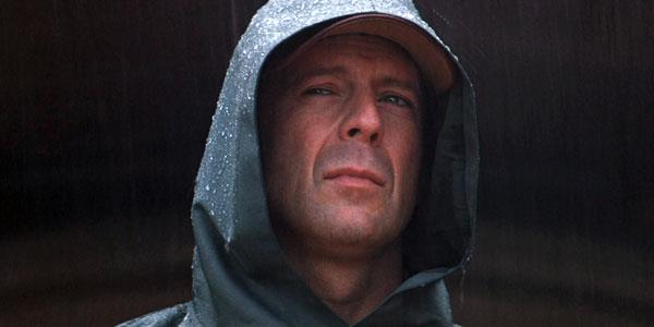 Bruce Wilis in Unbreakable - Il predestinato L'attore Bruce Willis