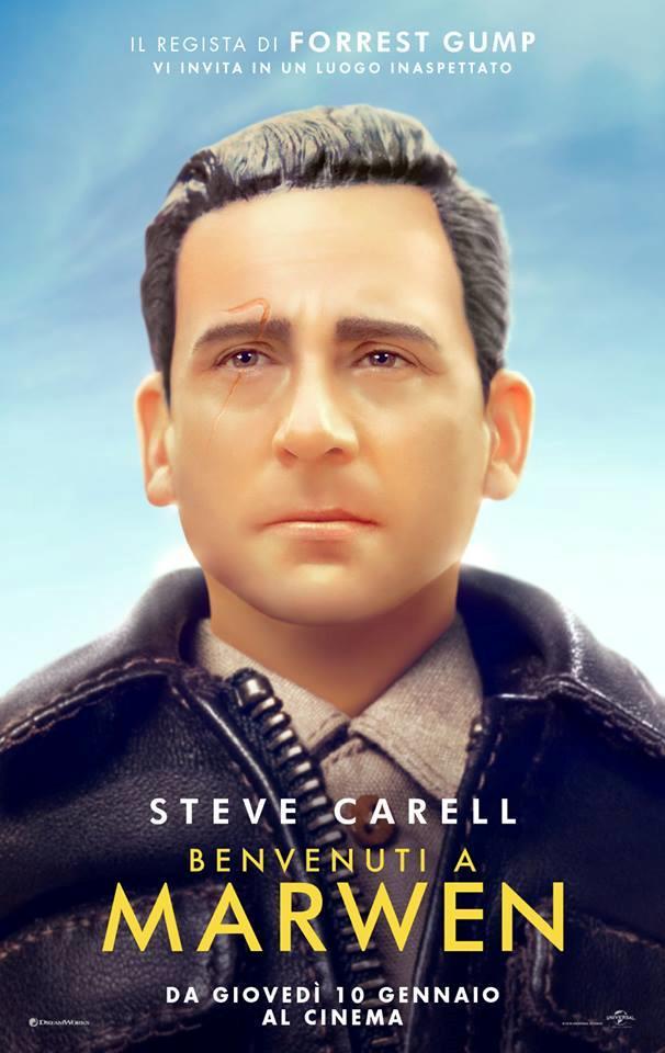Benvenuti a Marwen, al cinema dal 10 gennaio Poster italiano di Benvenuti a Marwen