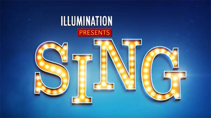 Sing, i doppiatori alla prova del talent canoro nel trailer Il logo di Sing