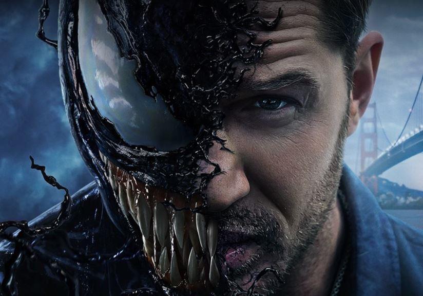 Venom e Spider-Man arriveranno a scontrarsi, parola di Ruben Fleischer Un primo piano di Venom/Eddie Prock in un poster promozionale del primo film