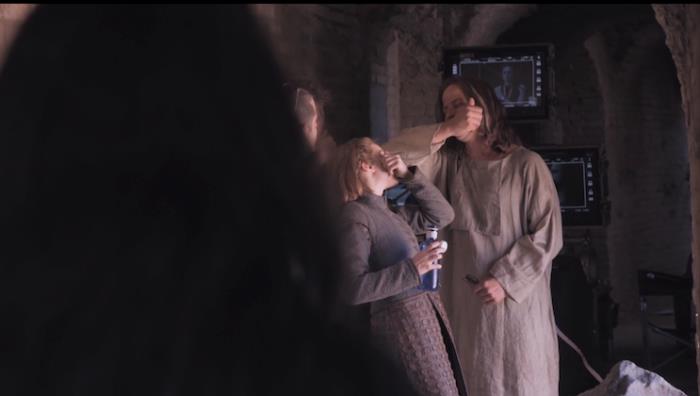 Game of Thrones 8: sul set del finale anche degli attori-esca per depistare gli spoiler Faye Marsay e Tom Wlaschiha sul set di Game of Thrones 8x06