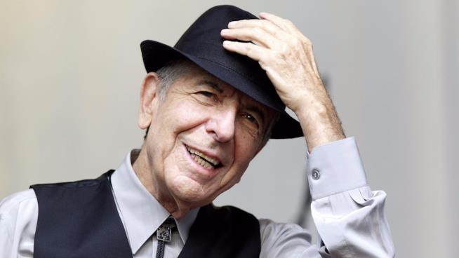 Leonard Cohen è morto all'età di 82 anni Leonard Cohen con il suo inseparabile cappello in una foto di qualche tempo fa