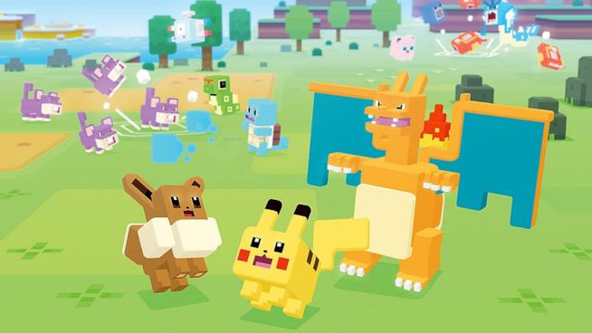 5 videogiochi iOS e Android da scaricare a giugno 2018 I Pokémon a cubetti di Pokémon Quest