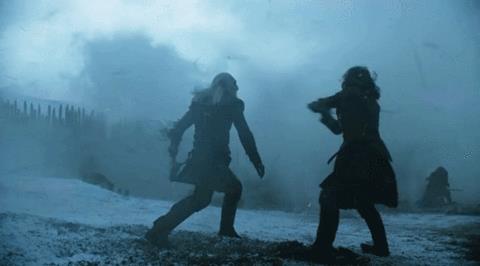 L'Acciaio di Valyria può uccidere gli Estranei Un'immagine animata di Jon Snow