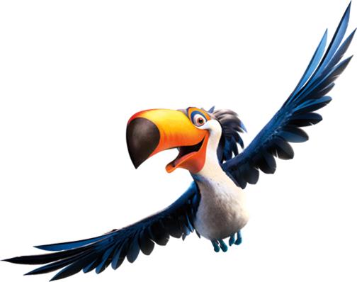 Rafael, saggio tucano che aiuta Blu Rafael