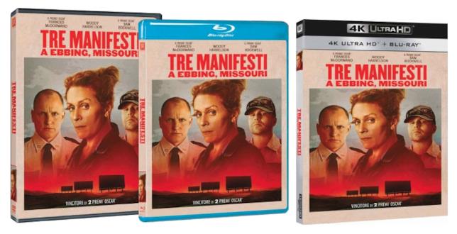 Tre Manifesti a Ebbing, Missouri Tre Manifesti a Ebbing, Missouri in Home Video